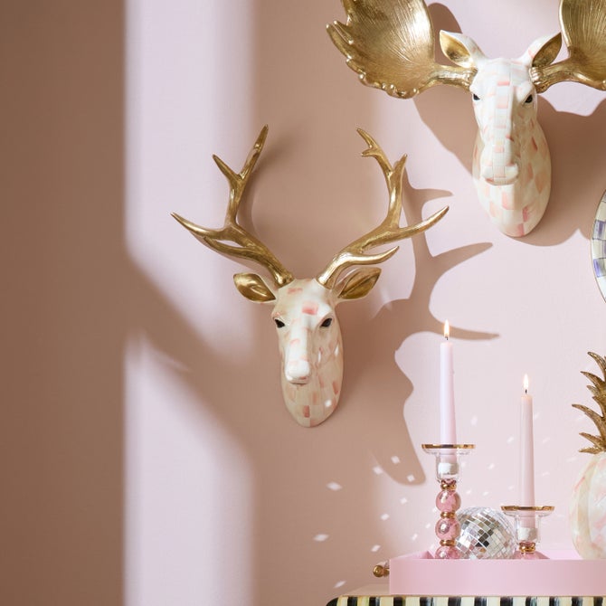 Mackenzie Childs Deer Small Wall Decor-2 Colors