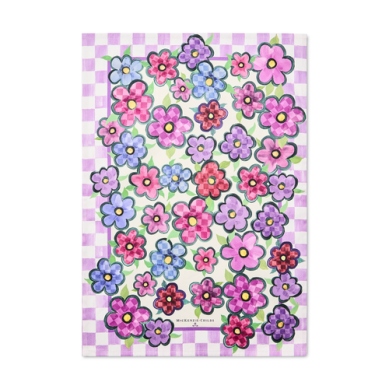 Mackenzie Childs Dish Towel Posy Printed