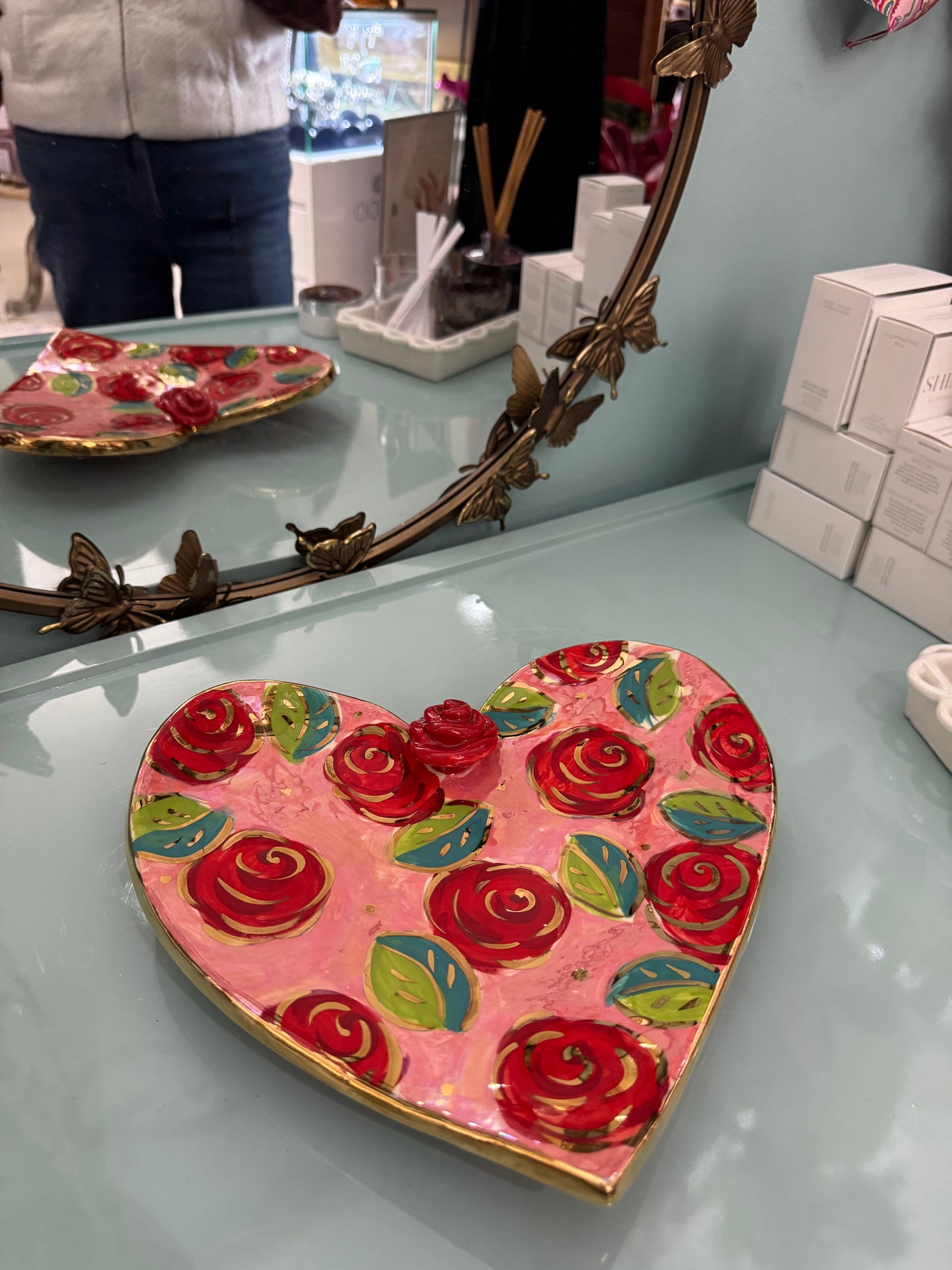 Mary Rose Young Heart Dish Large