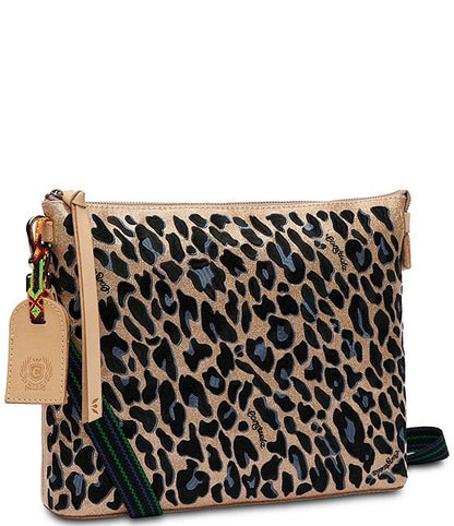 Indy Downtown Crossbody by Consuela, Shimmery Leopard Crossbody, Leopard Crossbody, Animal Print Bag 