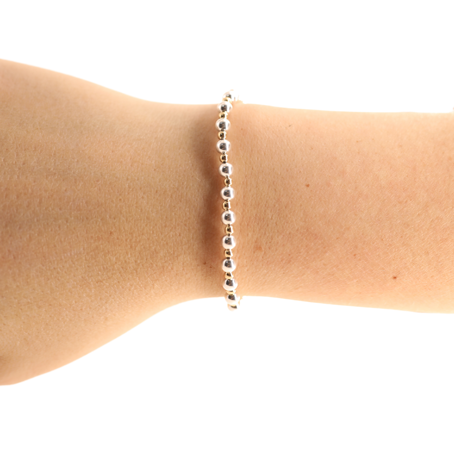 Katy Mini Bracelet in Silver with Gold