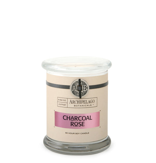 Jar Candle Charcoal Rose 8.6oz