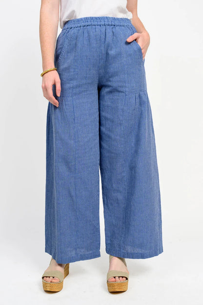 IVY JANE PANTS STRIPE WIDE LEG-2 Colors