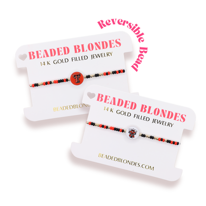 Texas Tech Logo Flip Bracelet on Color