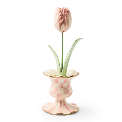 Tulip in Vase Rosy Garden