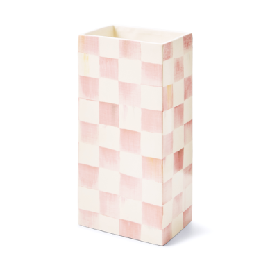rosy check pillar vase 