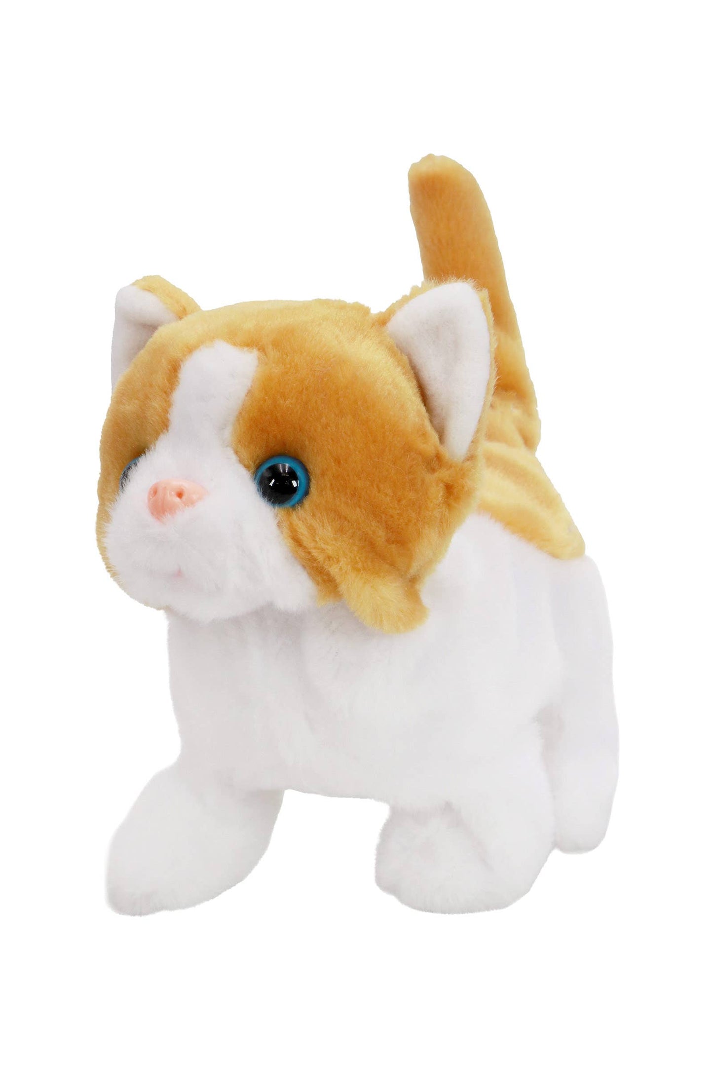 Toy Kitty Cat Walking Fuzzy Soft Sound