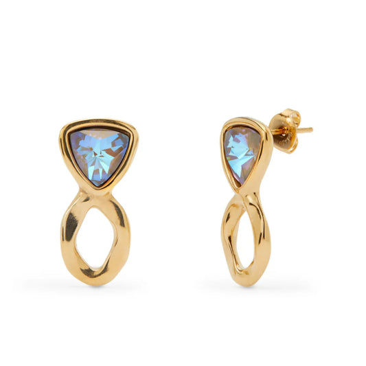 iridescent stone earrings 