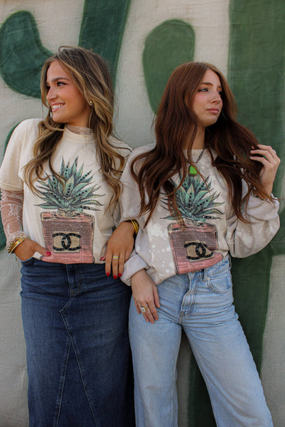 TEE AGAVE GLITZ