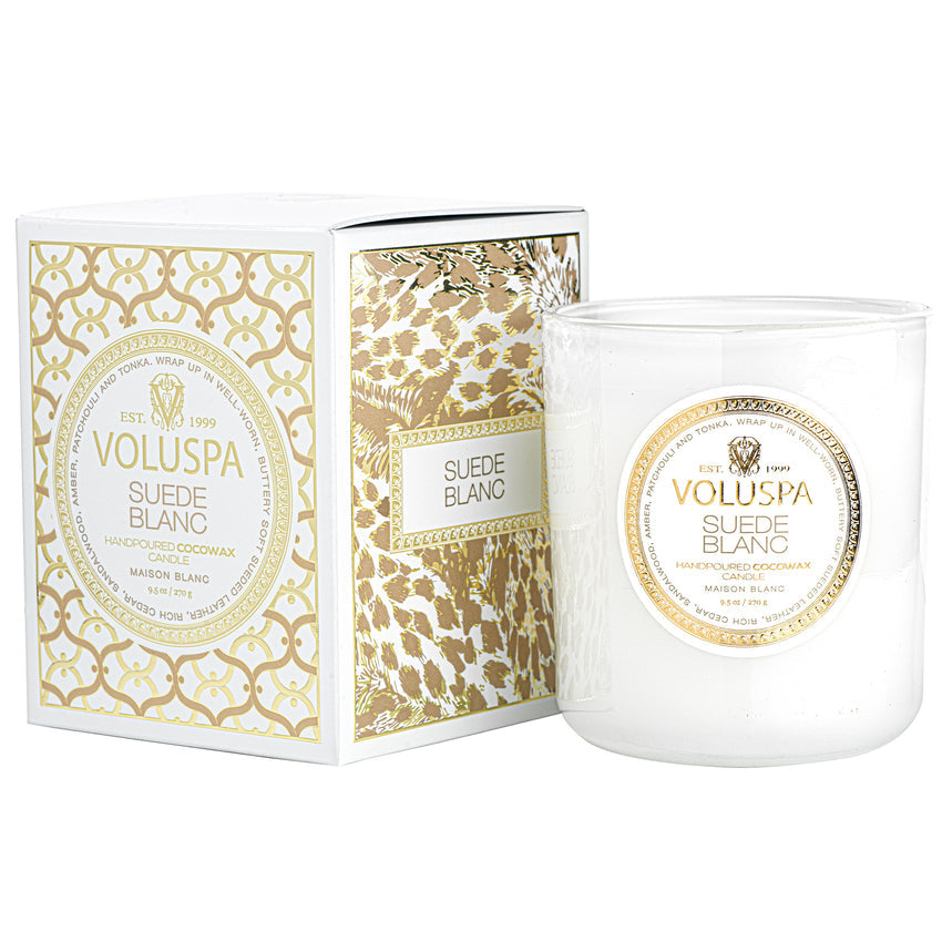 Candle SUEDE BLANC