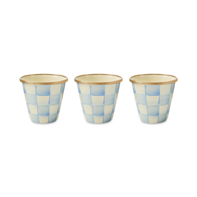 Mackenzie Childs Herb Pot Sky Check