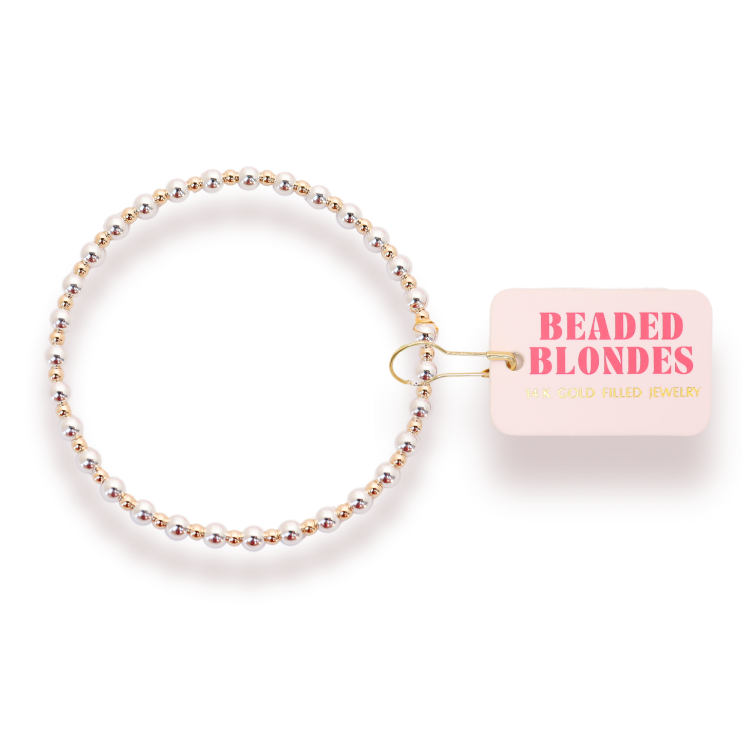 Katy Mini Bracelet in Silver with Gold