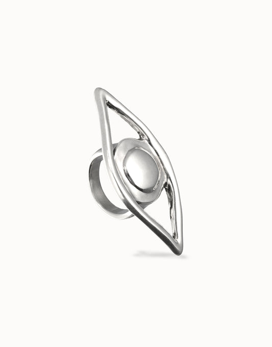 silver ring with eye 