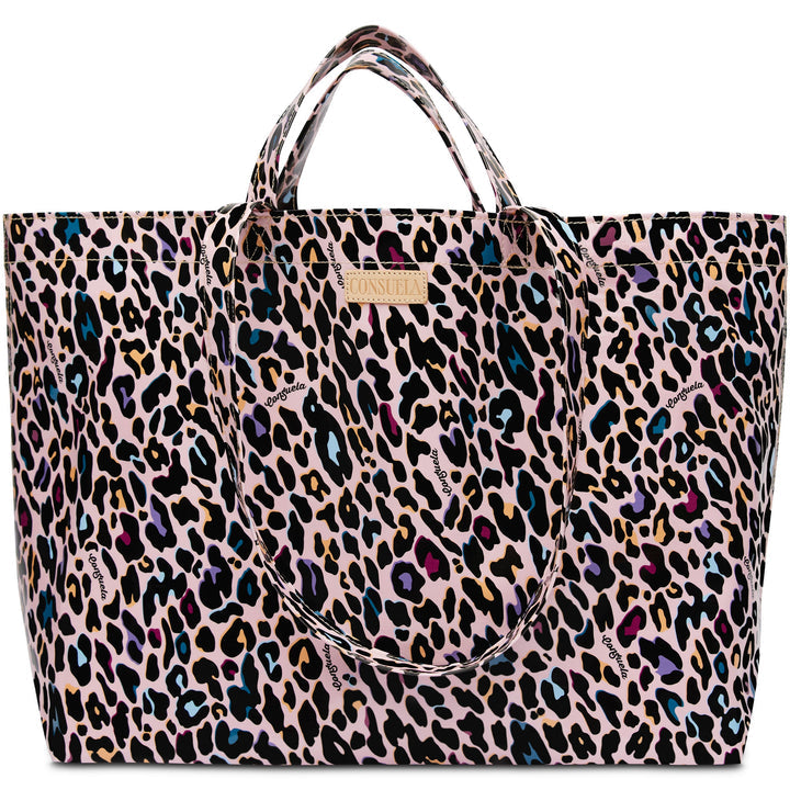 Ruth Grab N Go Consuela bag, Leopard tote bag, Large tote bag 