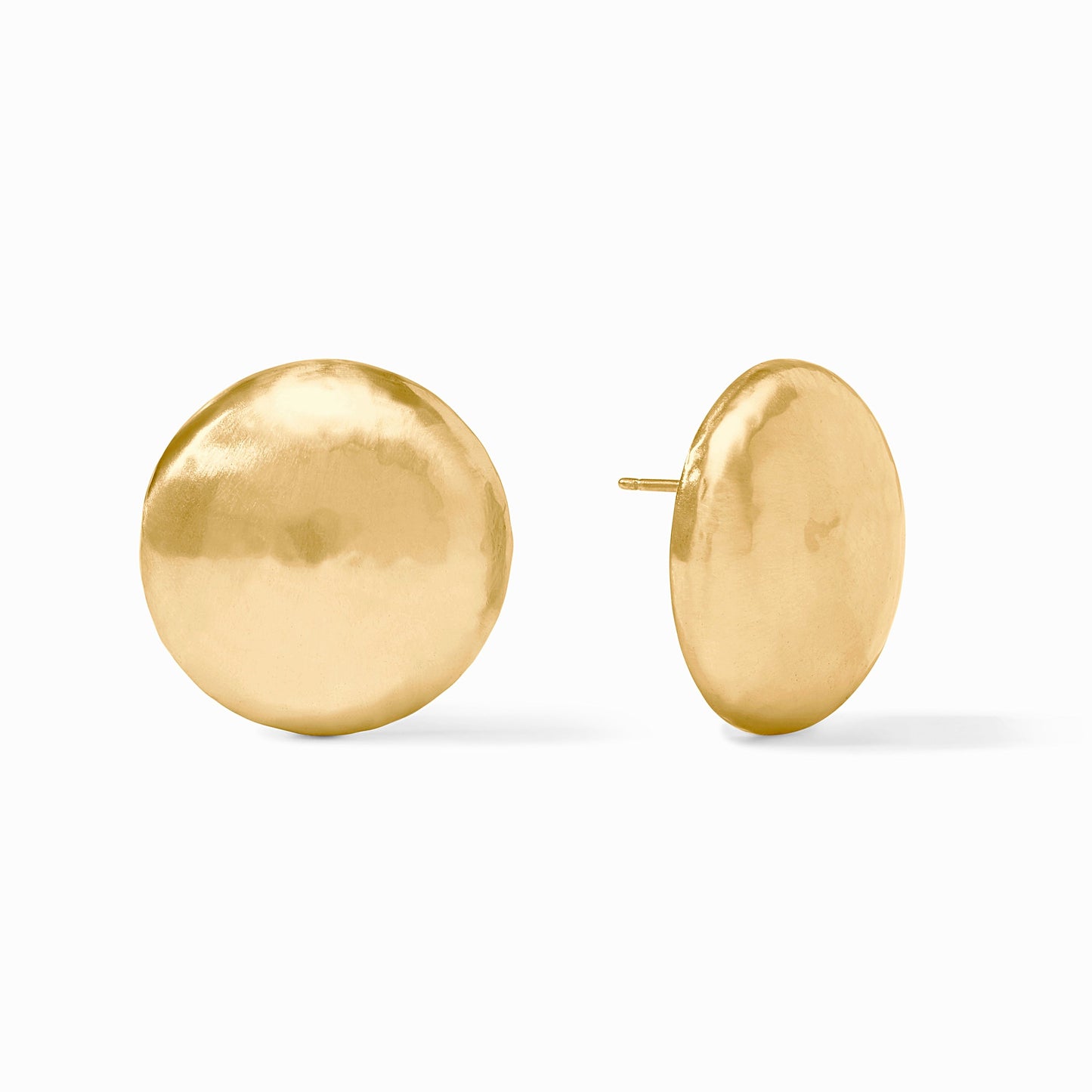 Julie Vos statement stud earrings gold 