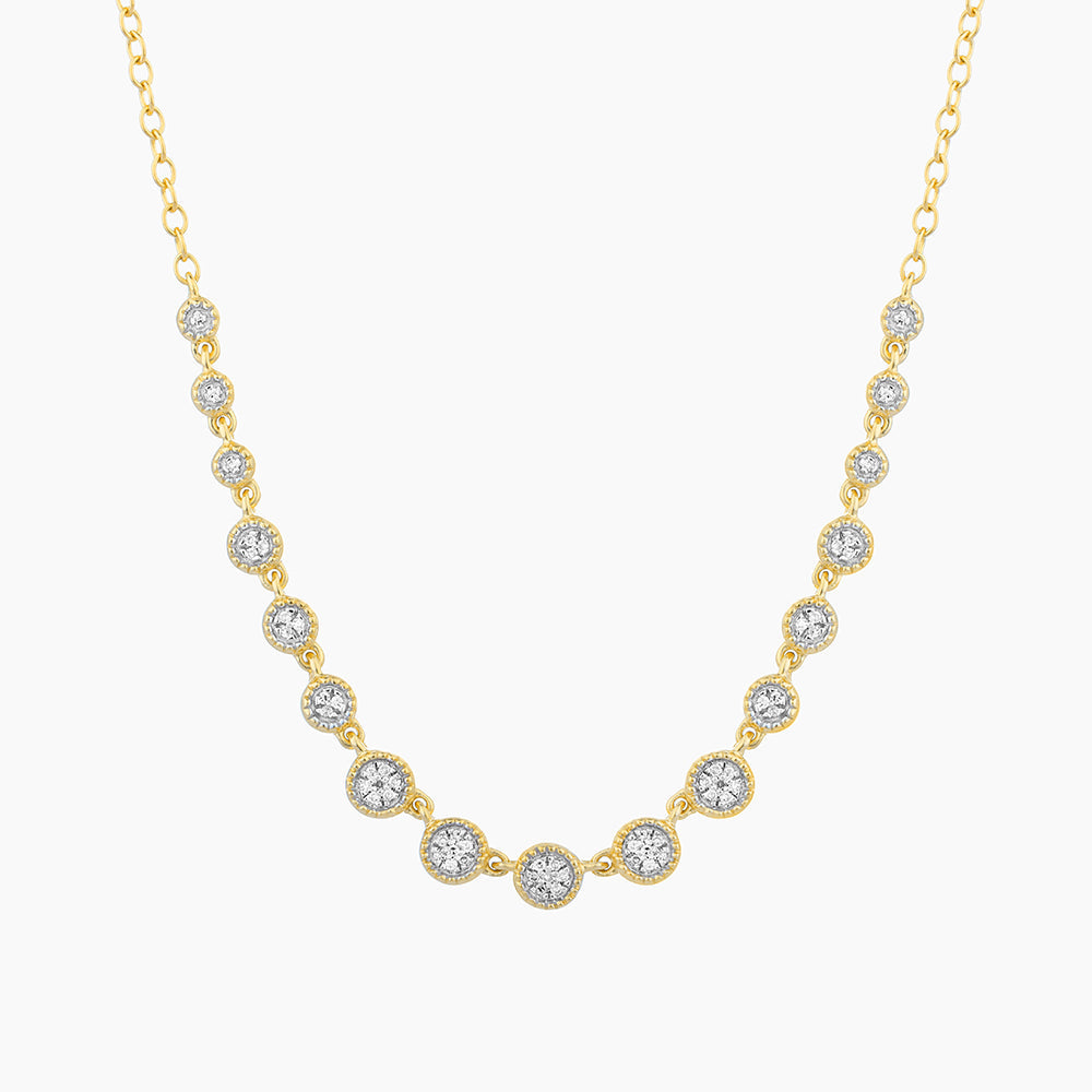 Necklace Multi Circle Chain Waterproof
