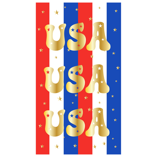 Guest Towel Modern Patriotic