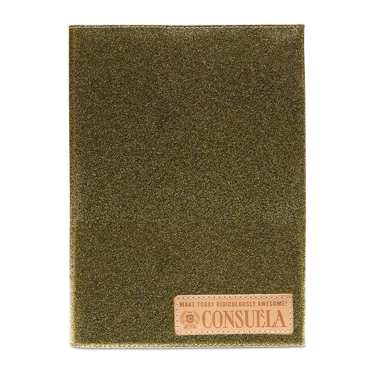 Oly Consuela Notebook, Gold shiny notebook 