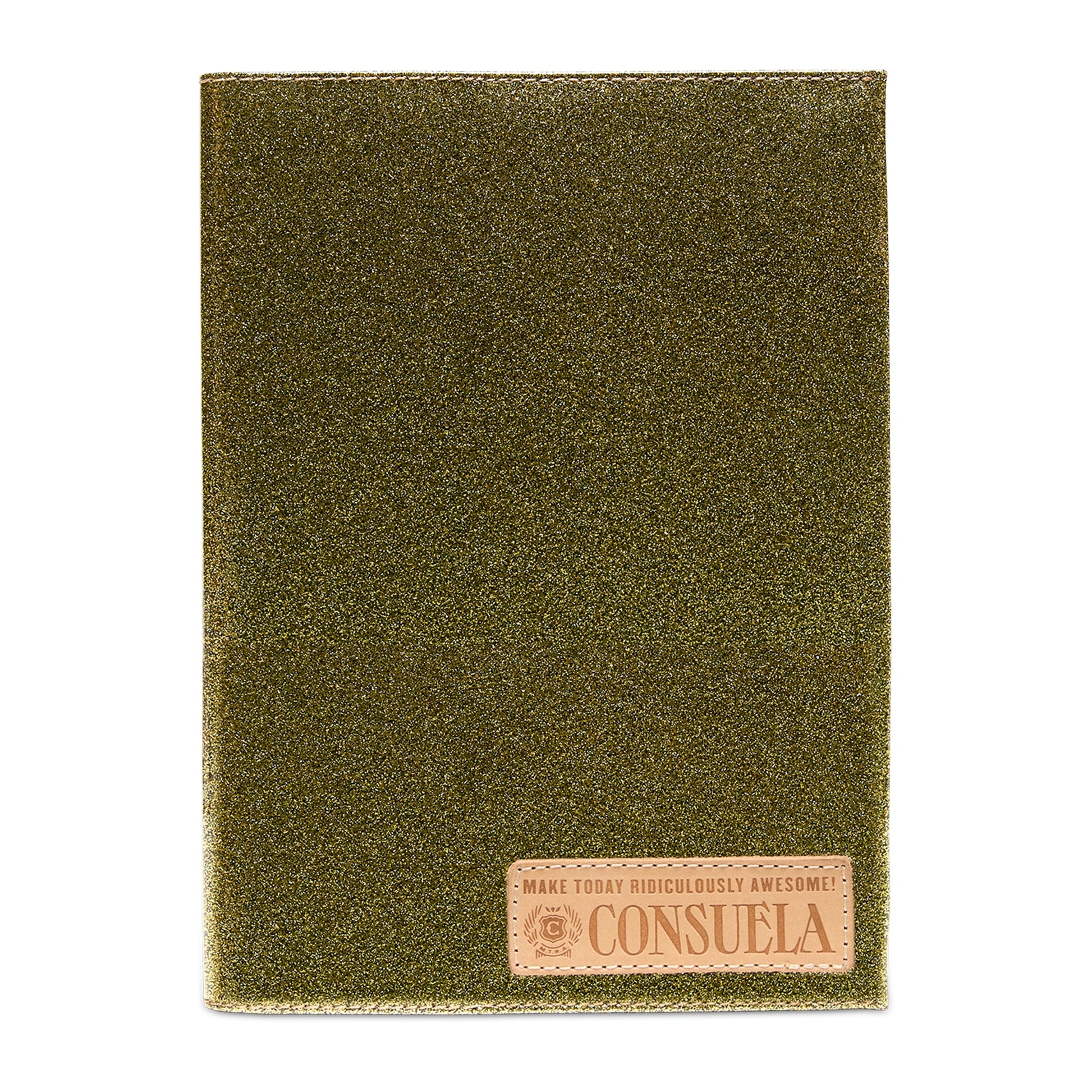 Oly Consuela Notebook, Gold shiny notebook 