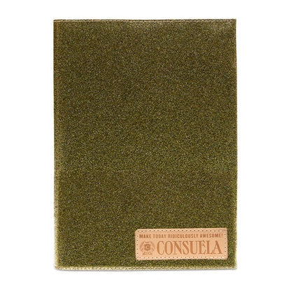Oly Consuela Notebook, Gold shiny notebook 
