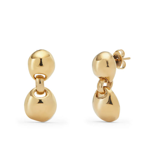 gold dangle earring 