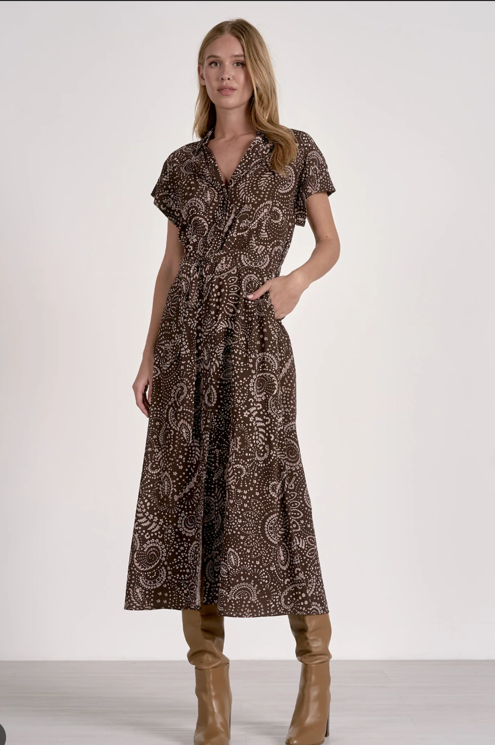 Dress Midi Button Down
