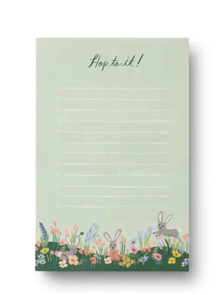 bunny notepad 