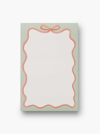 ribbon notepad