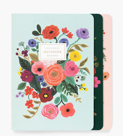 Rifle Paper Notebook Stitched Set 3PC