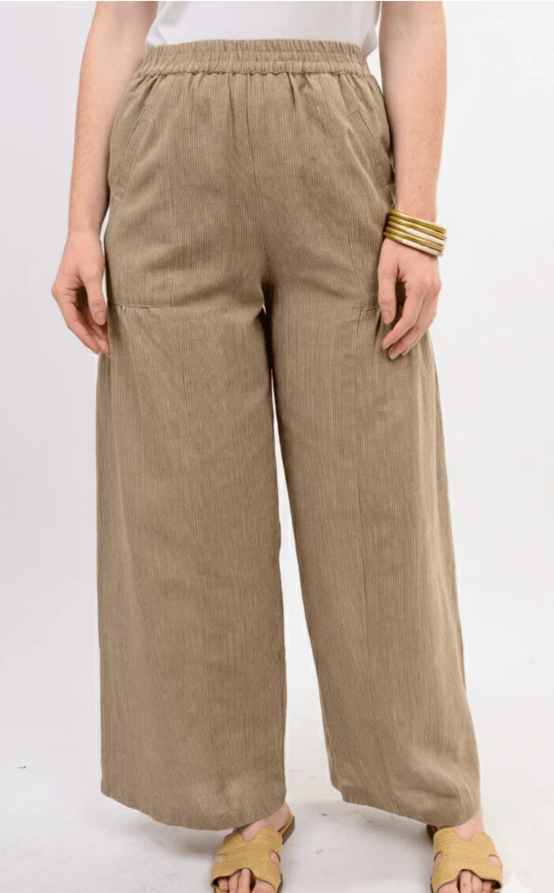 IVY JANE PANTS STRIPE WIDE LEG-2 Colors