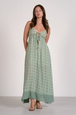 Elan Dress Maxi Spag Straps
