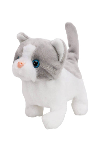 Toy Kitty Cat Walking Fuzzy Soft Sound