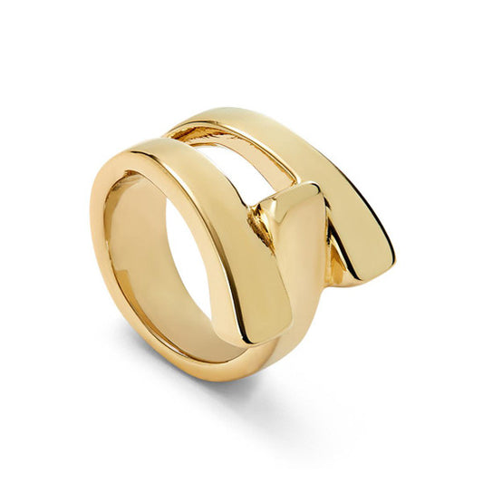 gold bar ring 